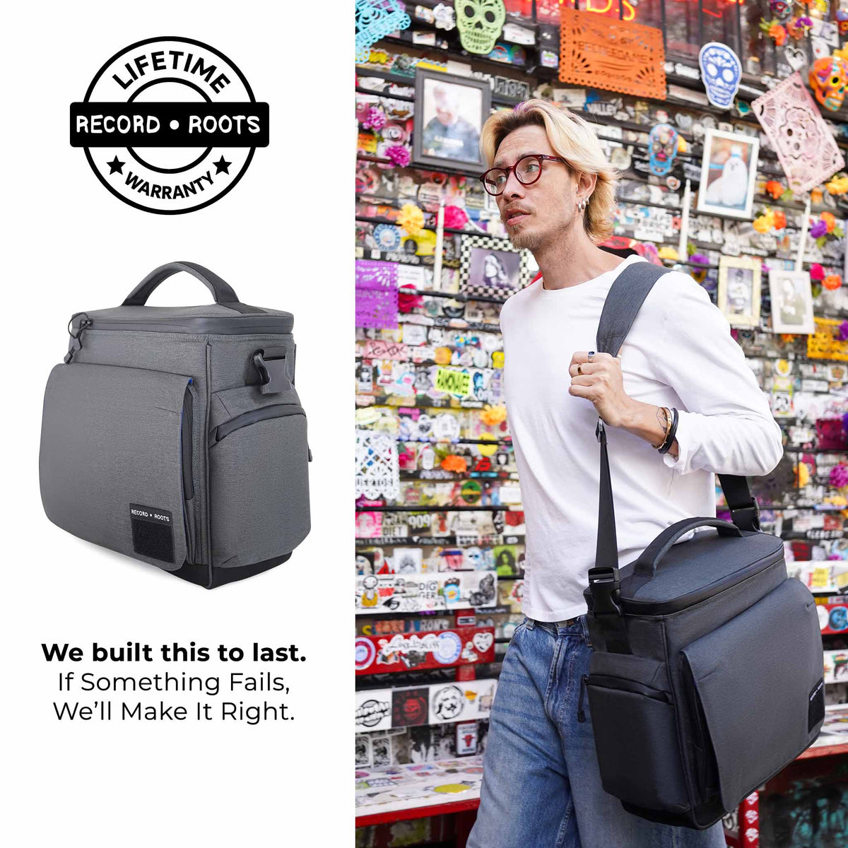 Big LP Hauler - Large Record Carry Bag