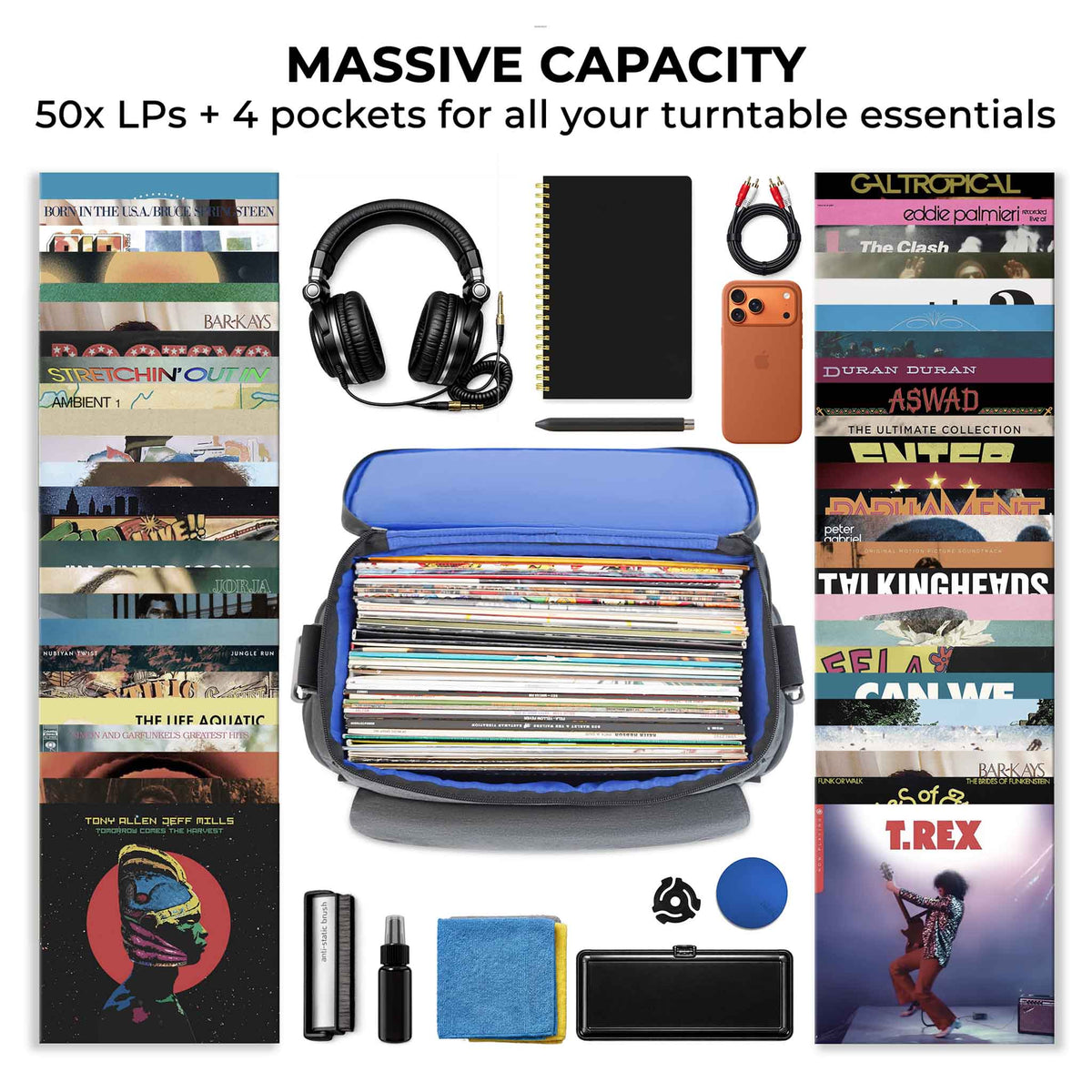 Big LP Hauler - Large Record Carry Bag