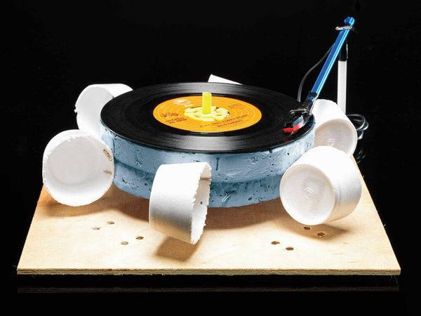This record player is entirely powered by wind!