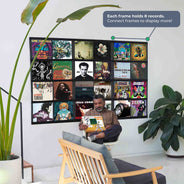12" Vinyl Record Display Frame - LP Wall Storage