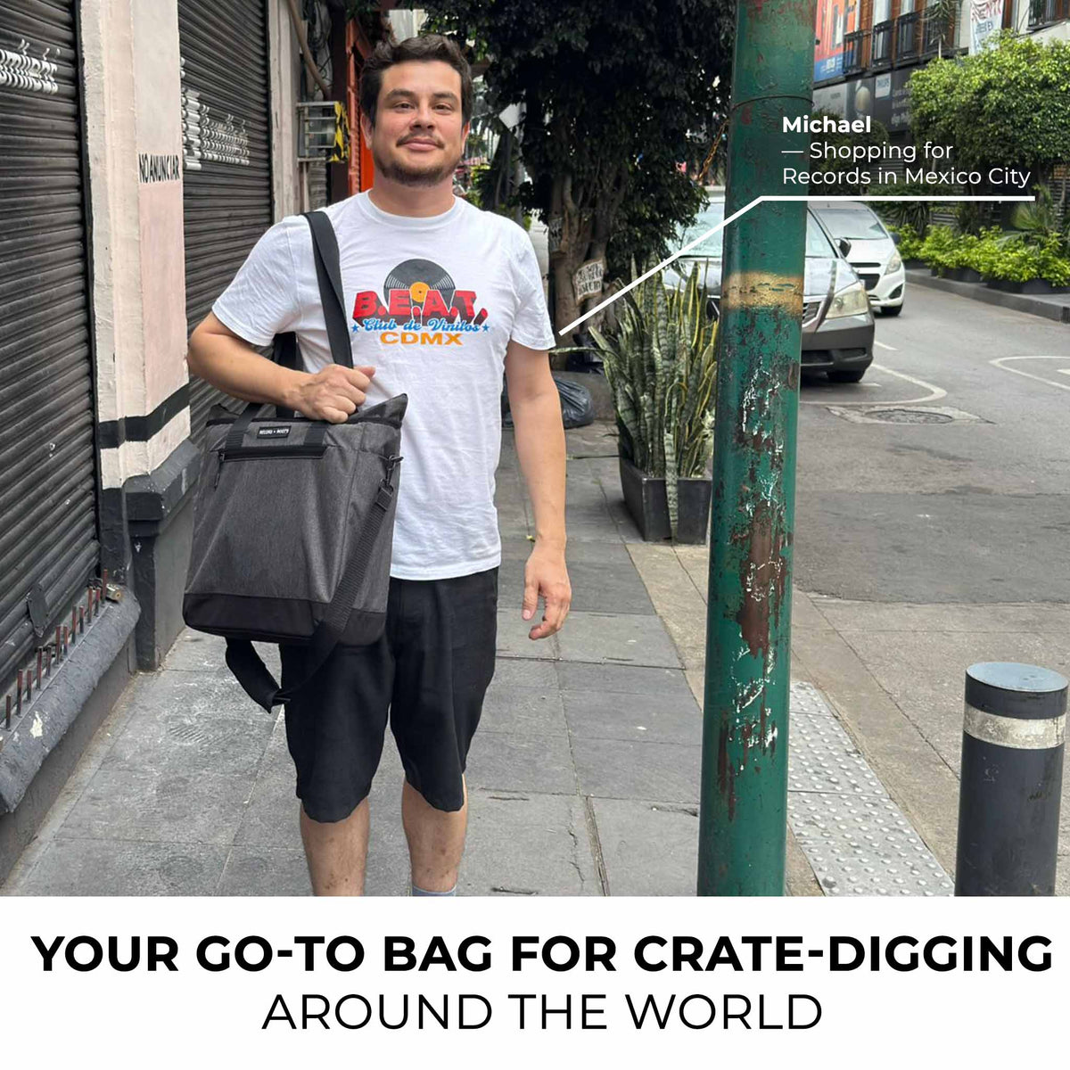 The Ultimate Vinyl Record Carry Bag V3.0