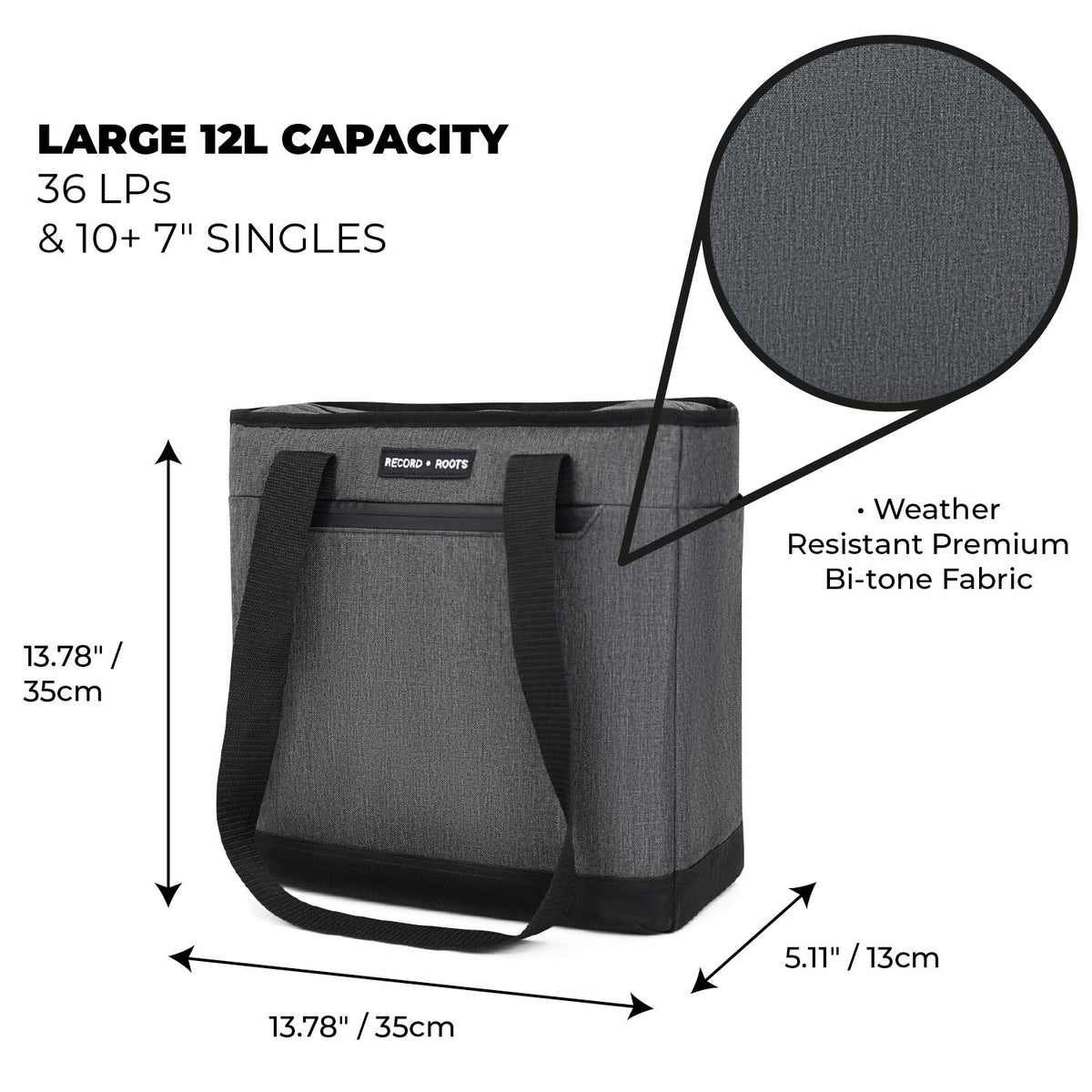 The Ultimate Vinyl Record Carry Bag V3.0