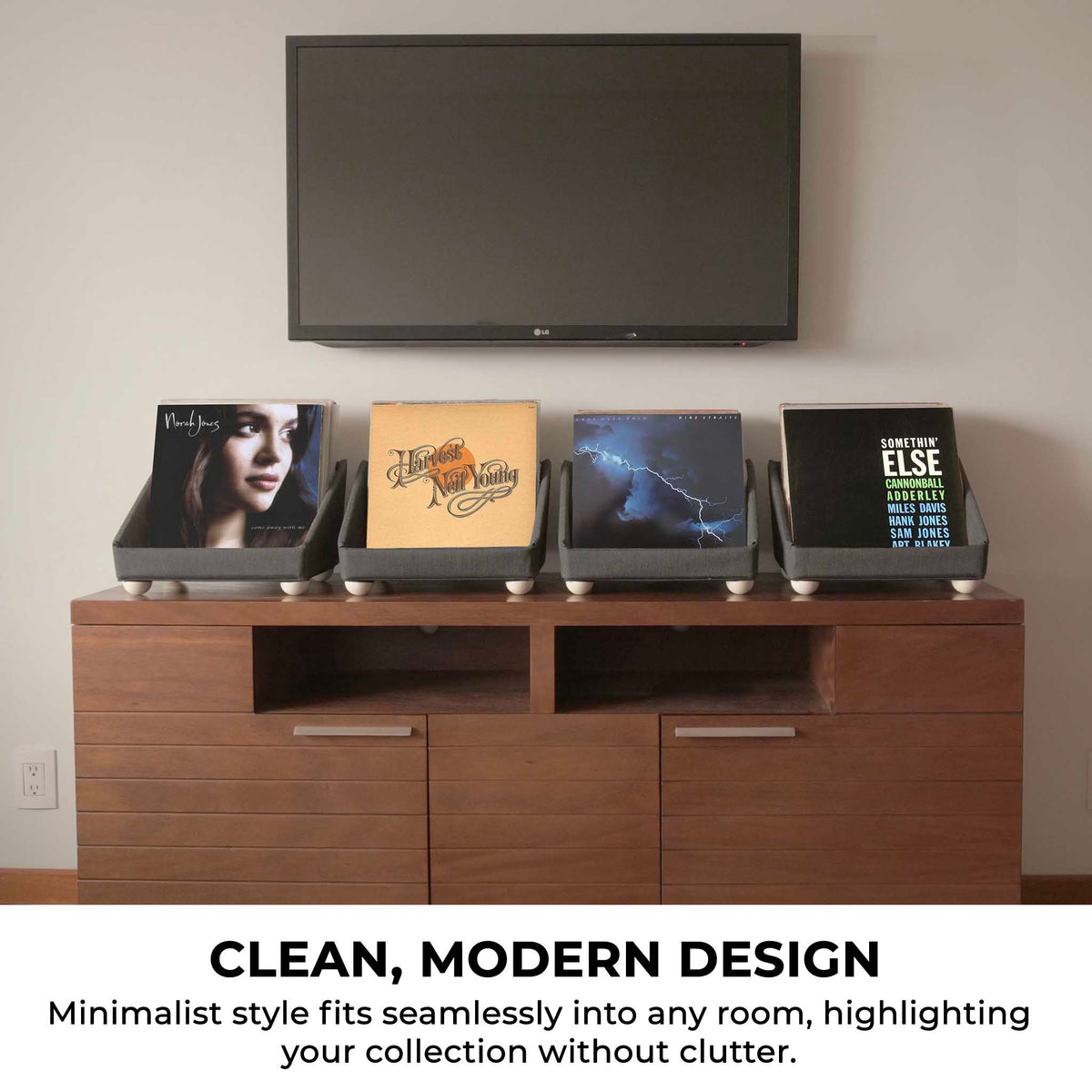 Record Roots Tabletop Storage System