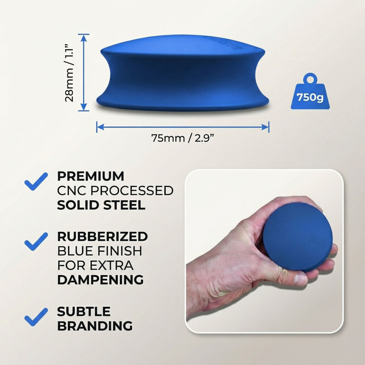 Vinyl Record Weight Stabilizer – 750g