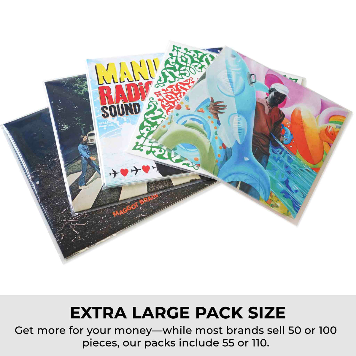 Premium Vinyl Record Outer Sleeves