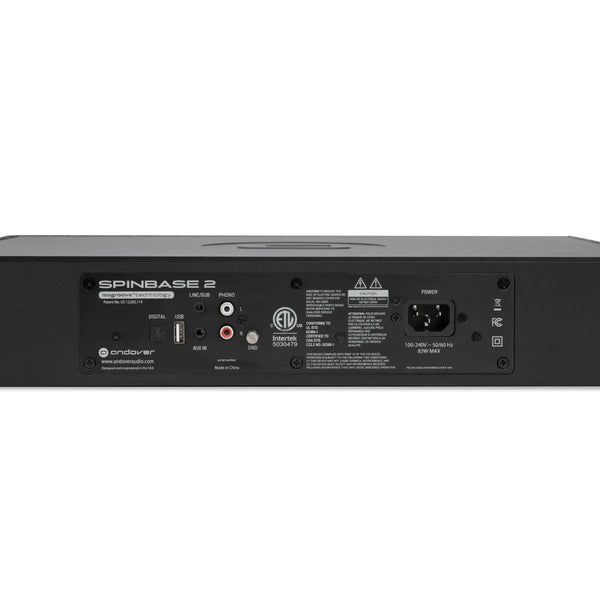 Andover Audio SpinBase 2 Powered Turntable Speaker
