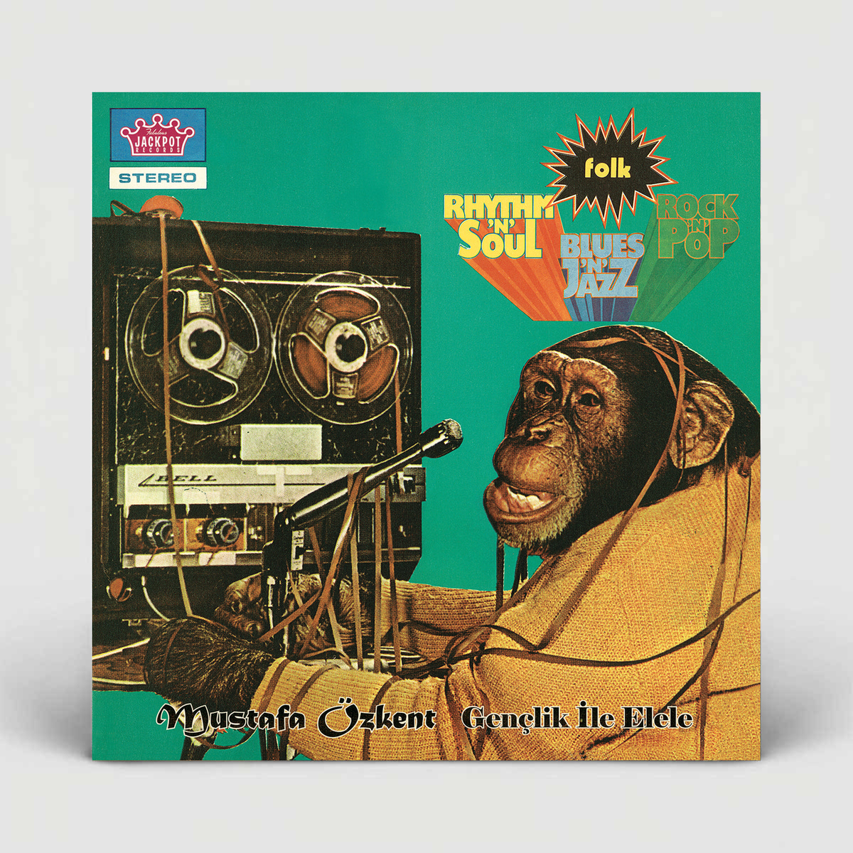 Mustafa Özkent - Gençlik ile Elele vinyl record sleeve