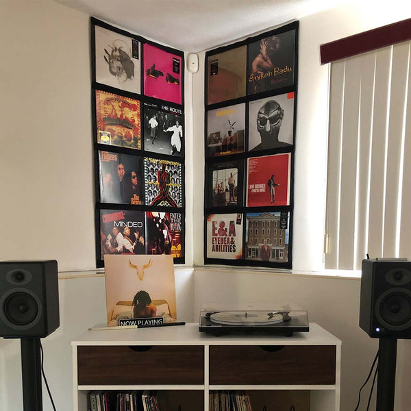 12" Vinyl Record Display Frame - LP Wall Storage